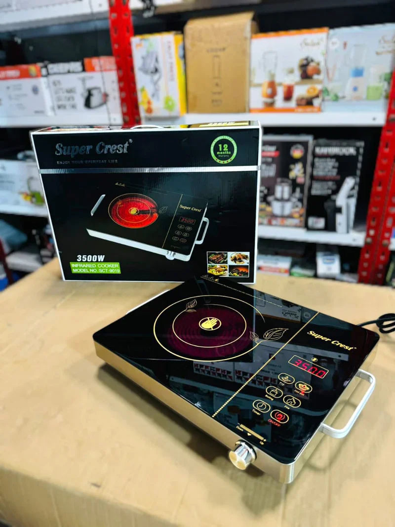 Super Crest Crystal Hot Plate SCT-9019