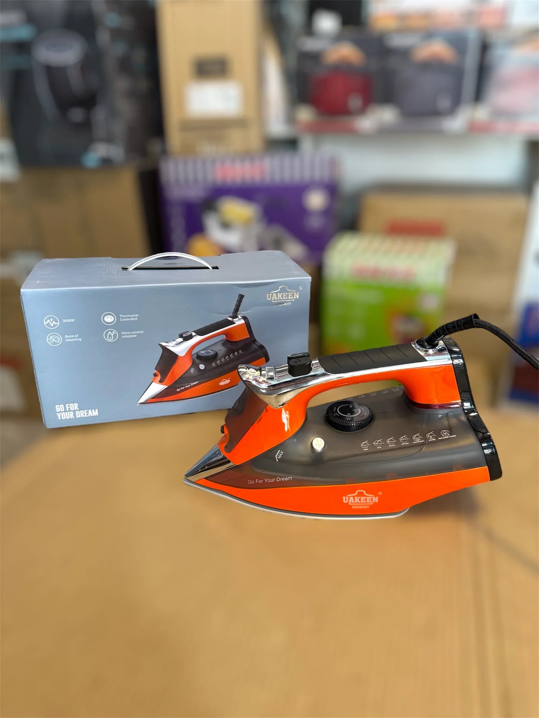 UAKEEN Germany Branded Steam Iron