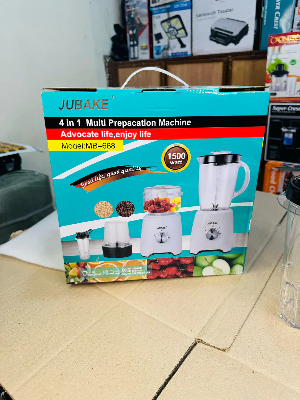 jubake 4 in 1 multifunctional blender chopper